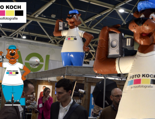 Foto Koch – Kochie the Bear Giant Inflatable Mascot at trade show