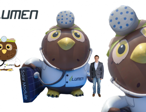 Lumen Sonar – Owl Giant Inflatable Mascot