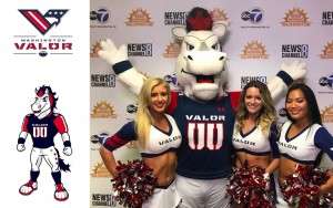 Custom Mascot Costume Blitz Washington Valor by Promo Bears